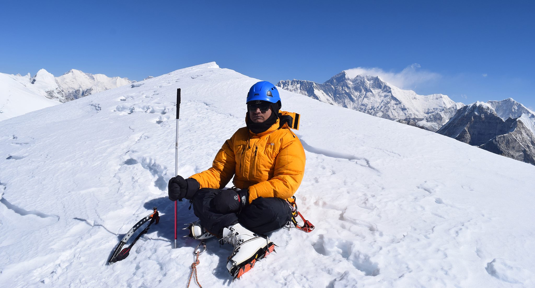 Government supports visually impaired Amit KC’s Everest Expedition