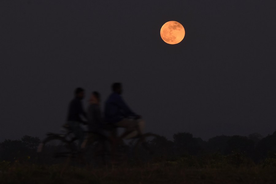 “Talking To The Moon” — As moonlight shines in India