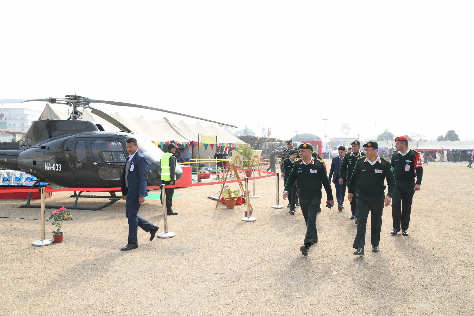 Inauguration of exhibition organized by Nepali Army