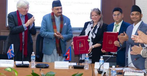 Nepal, UK sign agreement to enforce programmes on business and green growth