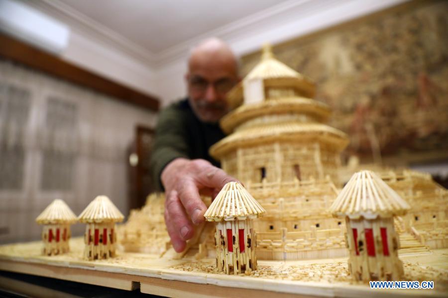 Egyptian builds China’s Temple of Heaven with 22,000 matchsticks