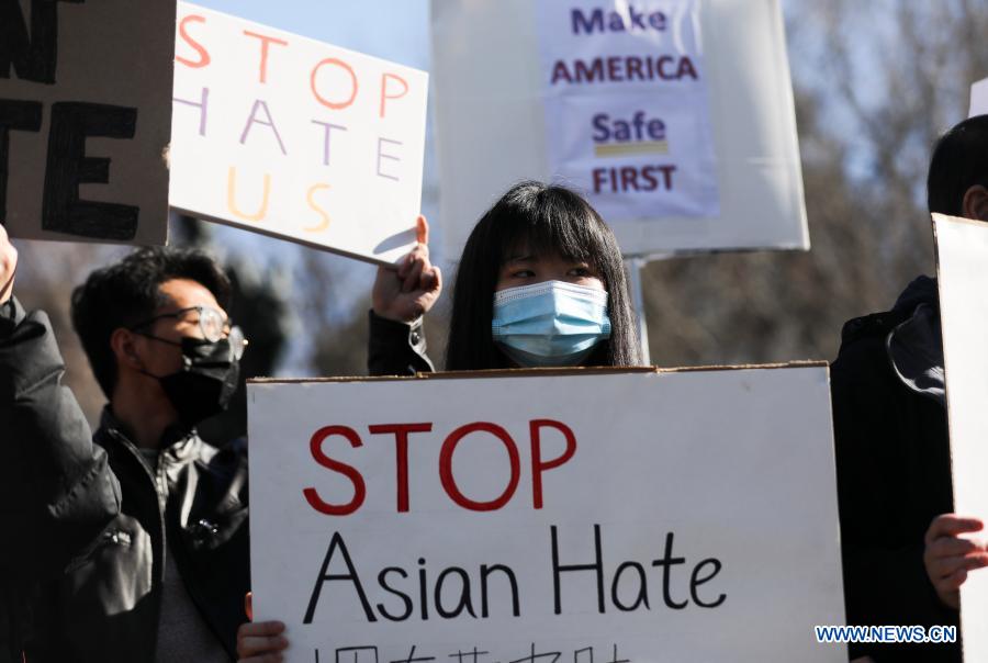 New Yorkers rally to protest at anti-Asian violence with wide solidarity