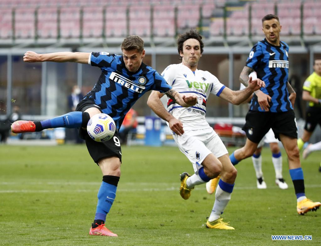 Inter crushes Sampdoria in Serie A