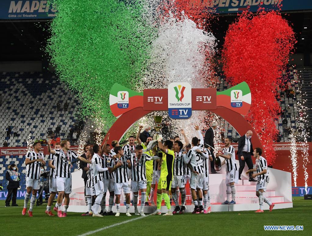 Kulusevski powers Juve to win 14th Coppa Italia title