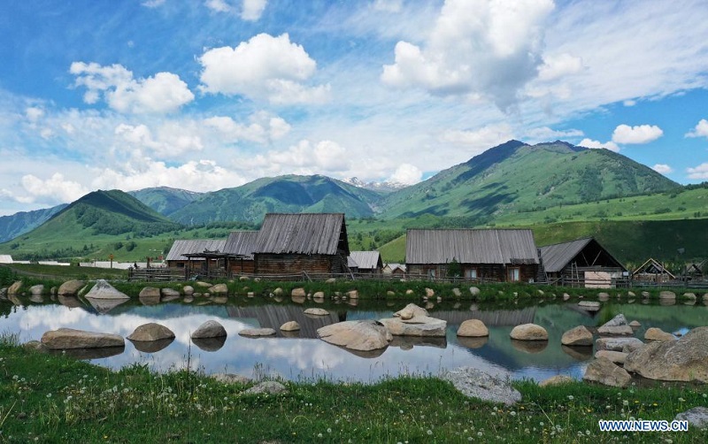 In Picture: Scenery in Hemu Village of Kanas