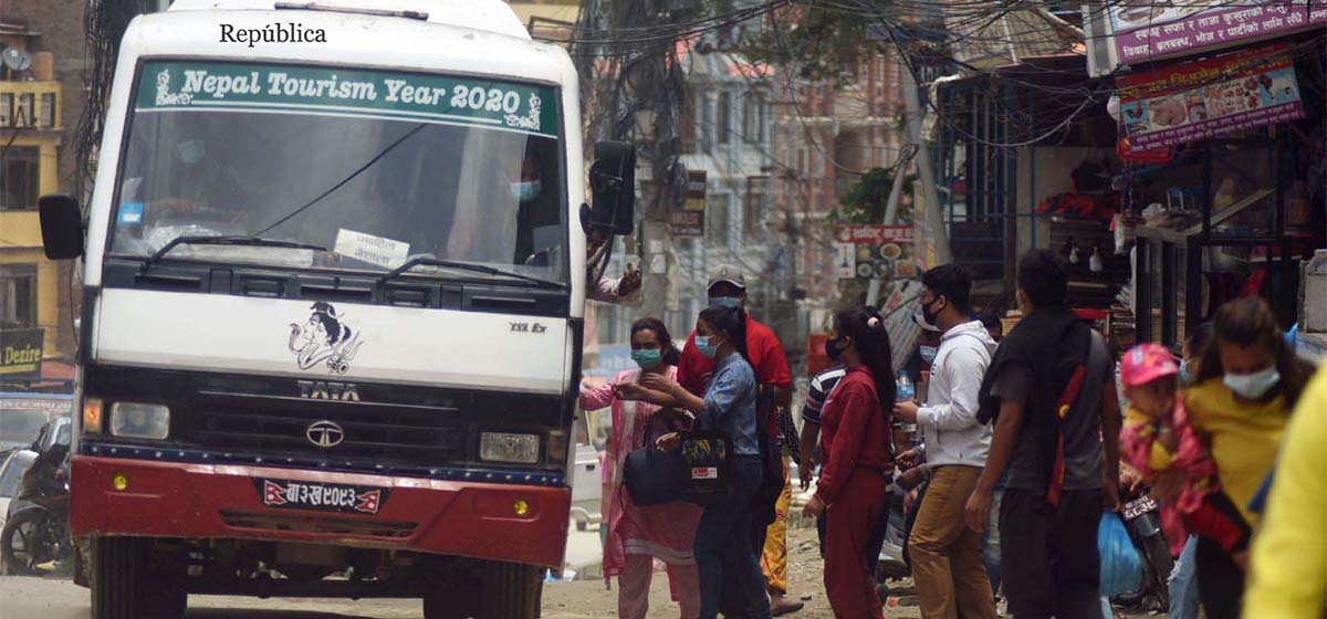 Public transport fare decreases in Bagmati province