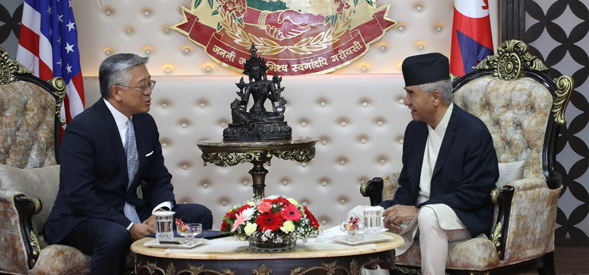 US Assistant Secretary Lu calls on NC President Deuba