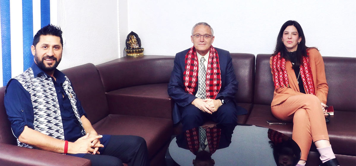 RSP Chairman, Lamichhane & Israeli Ambassador, Goder hold meeting