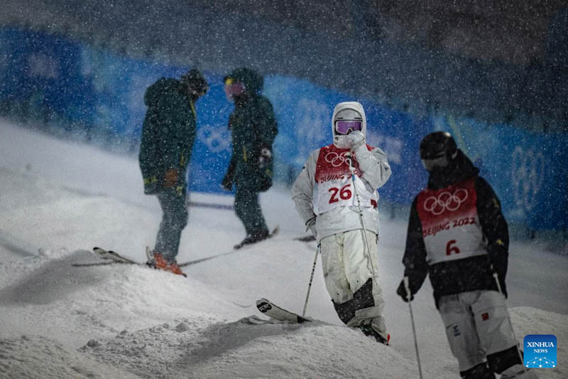 Athletes take part in training session in Chongli ahead of Winter Olympics