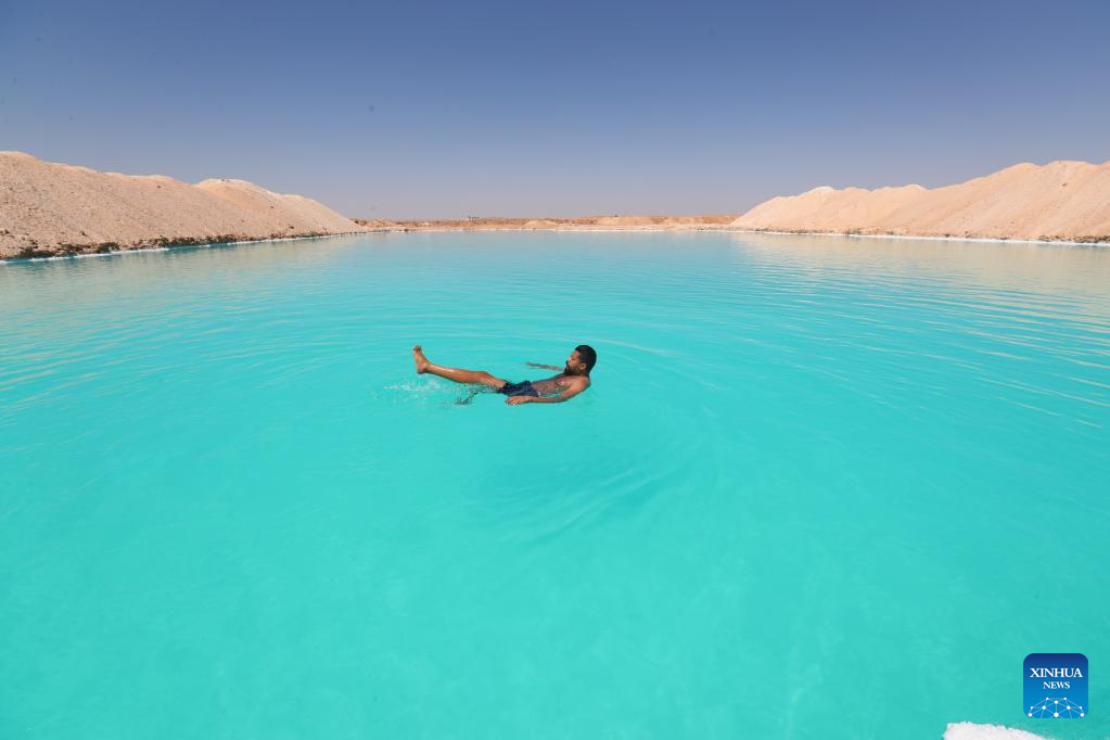 In pics: Salt lake at Siwa Oasis in Egypt