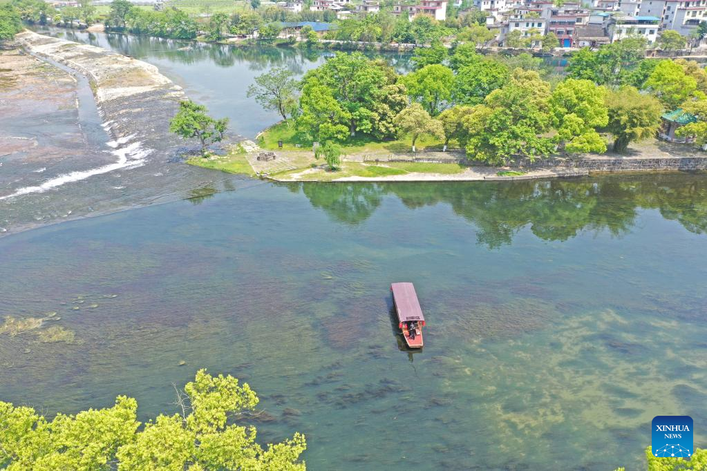 View of Lingqu Canal in Guangxi