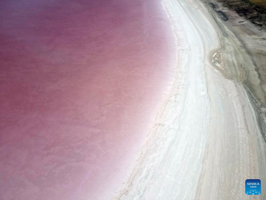 View of the Salt Lake in Turkey