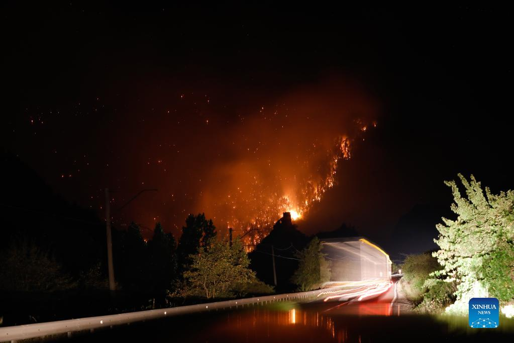 In Pics: Fire site in Georgia forest area