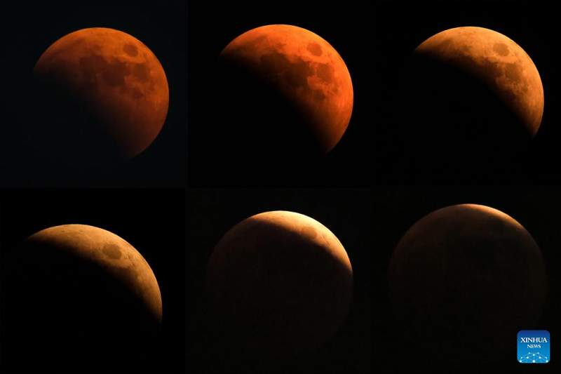 In pics: Total lunar eclipse in Beijing