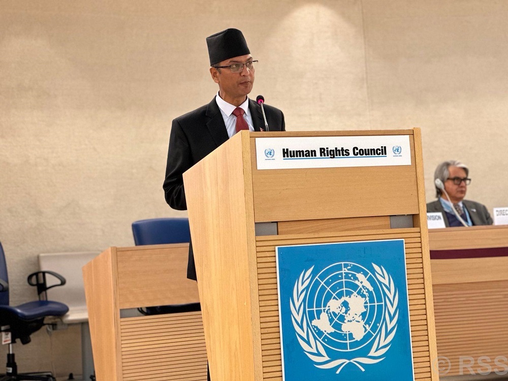 PM’s advisor addresses Human Rights Council meeting