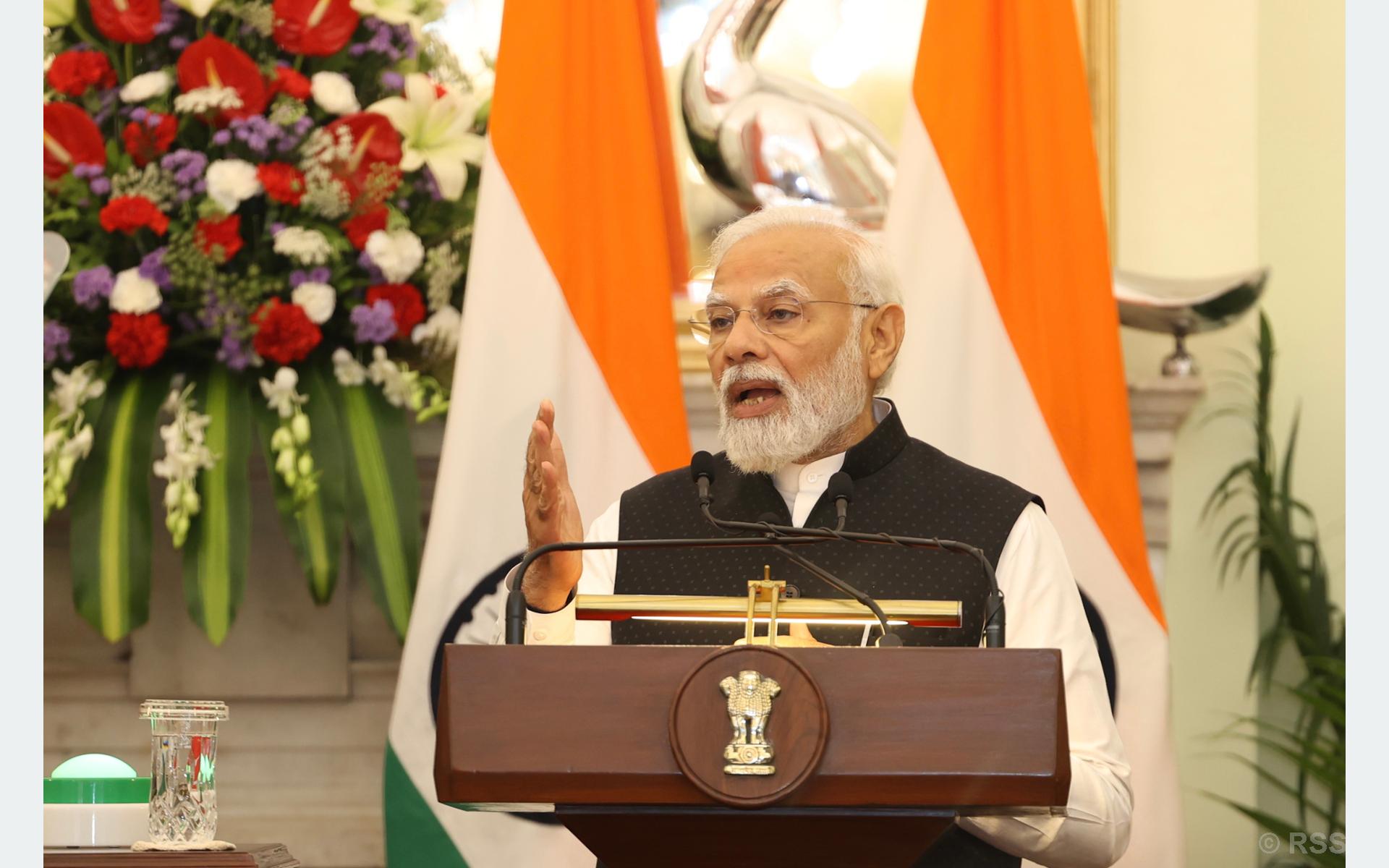 Remarkable achievements have been obtained: Indian PM Modi