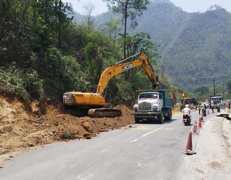 Muglin-Malekhu road section being upgraded