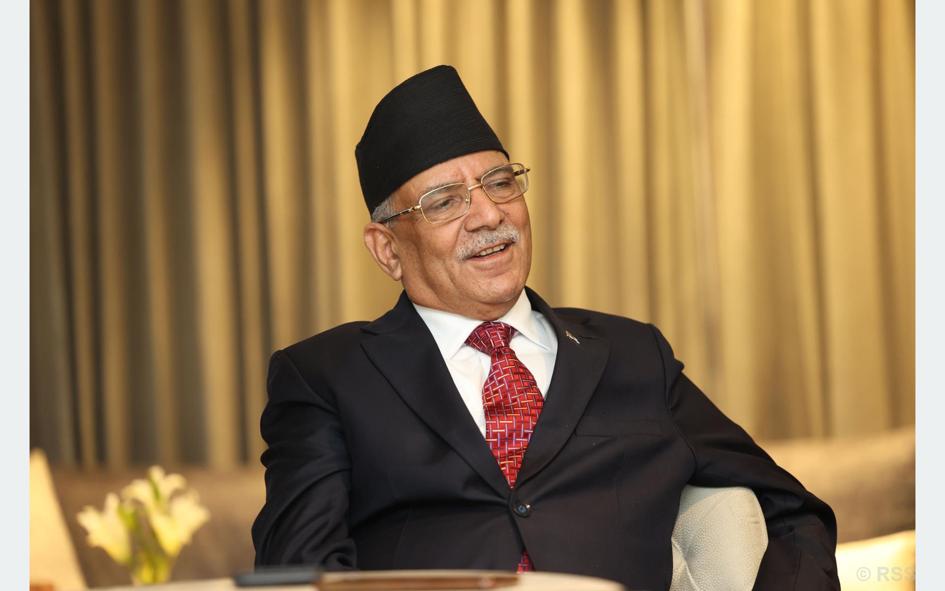 Country’s economy is gradually improving: PM Dahal