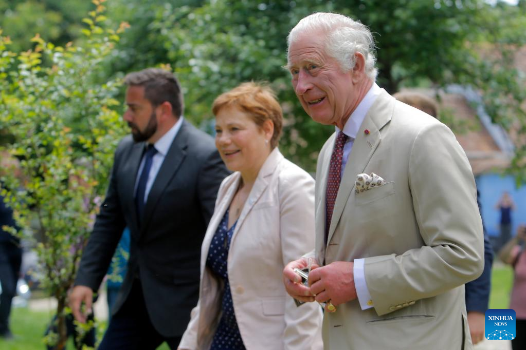 Britain’s King Charles III visits Viscri, Romania