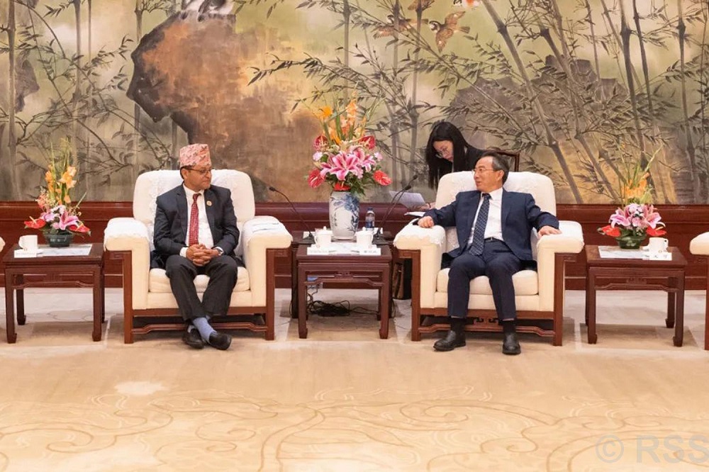 NA Chairman Timilsina meets with Chinese leaders in Shanghai