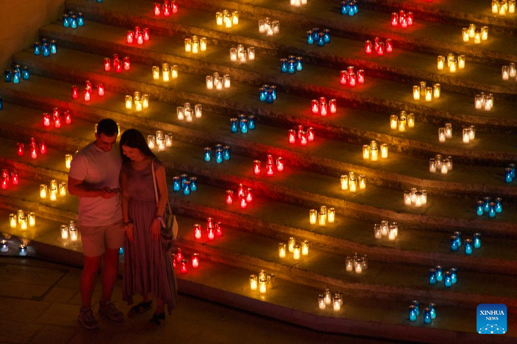 Light festival held in Malta