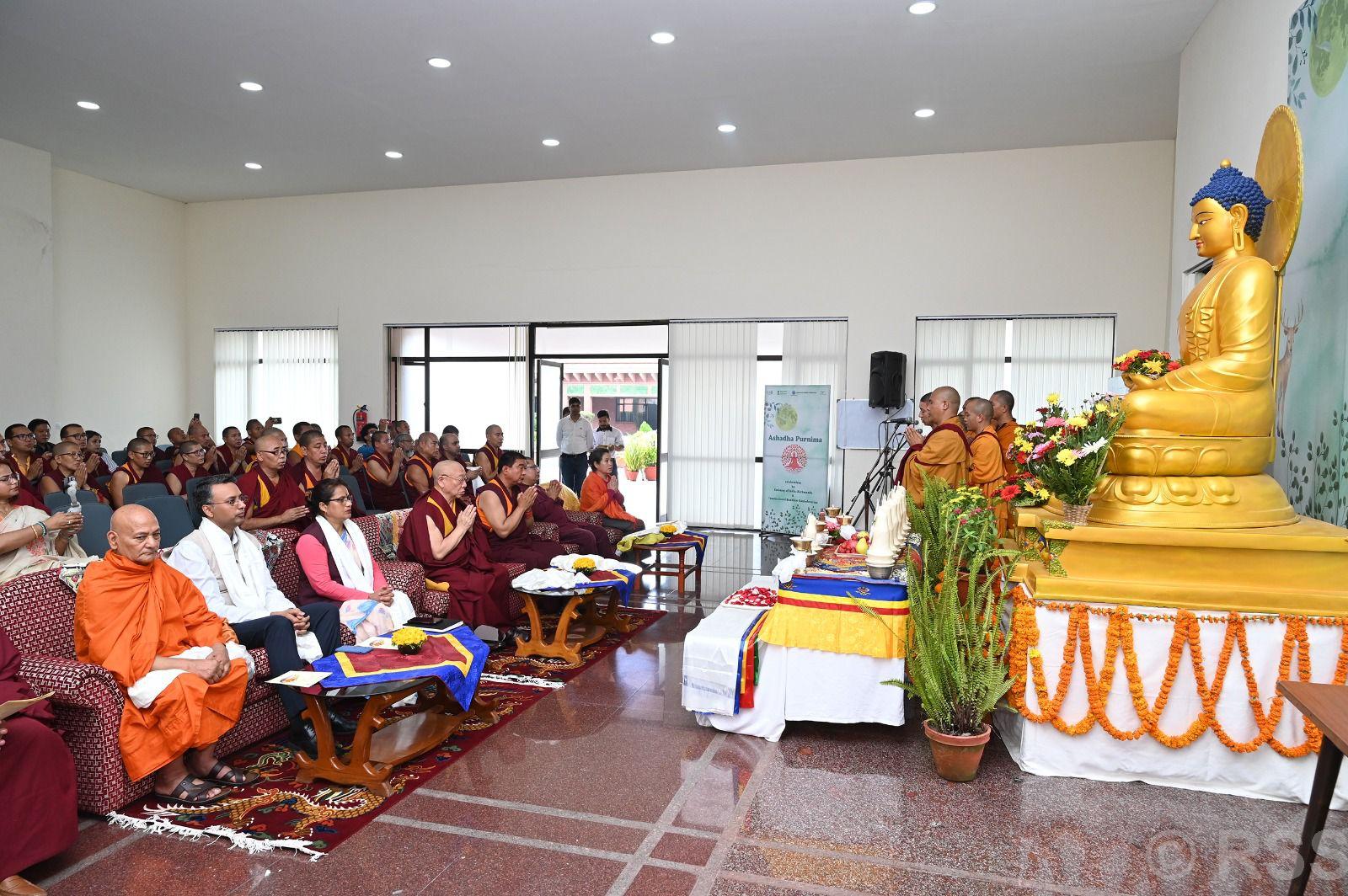 Asadha purnima observed in the capital