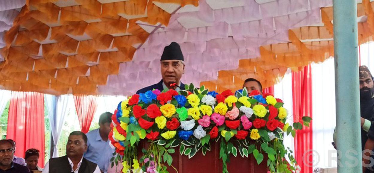 Party unity inevitable for lasting peace and stability- NC President Deuba