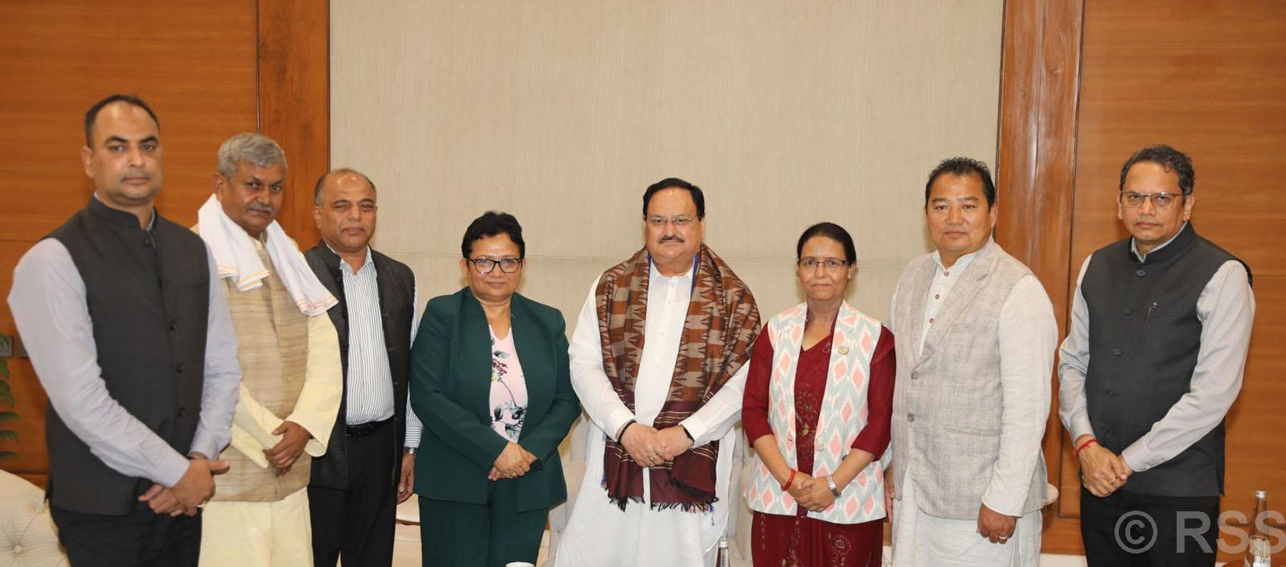 Maoist Centre leaders held talks with BJP President Nadda