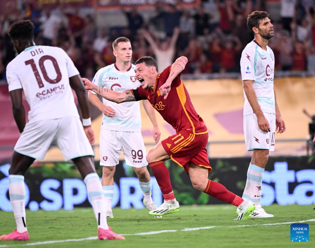 Serie A football match: Roma vs. Salernitana