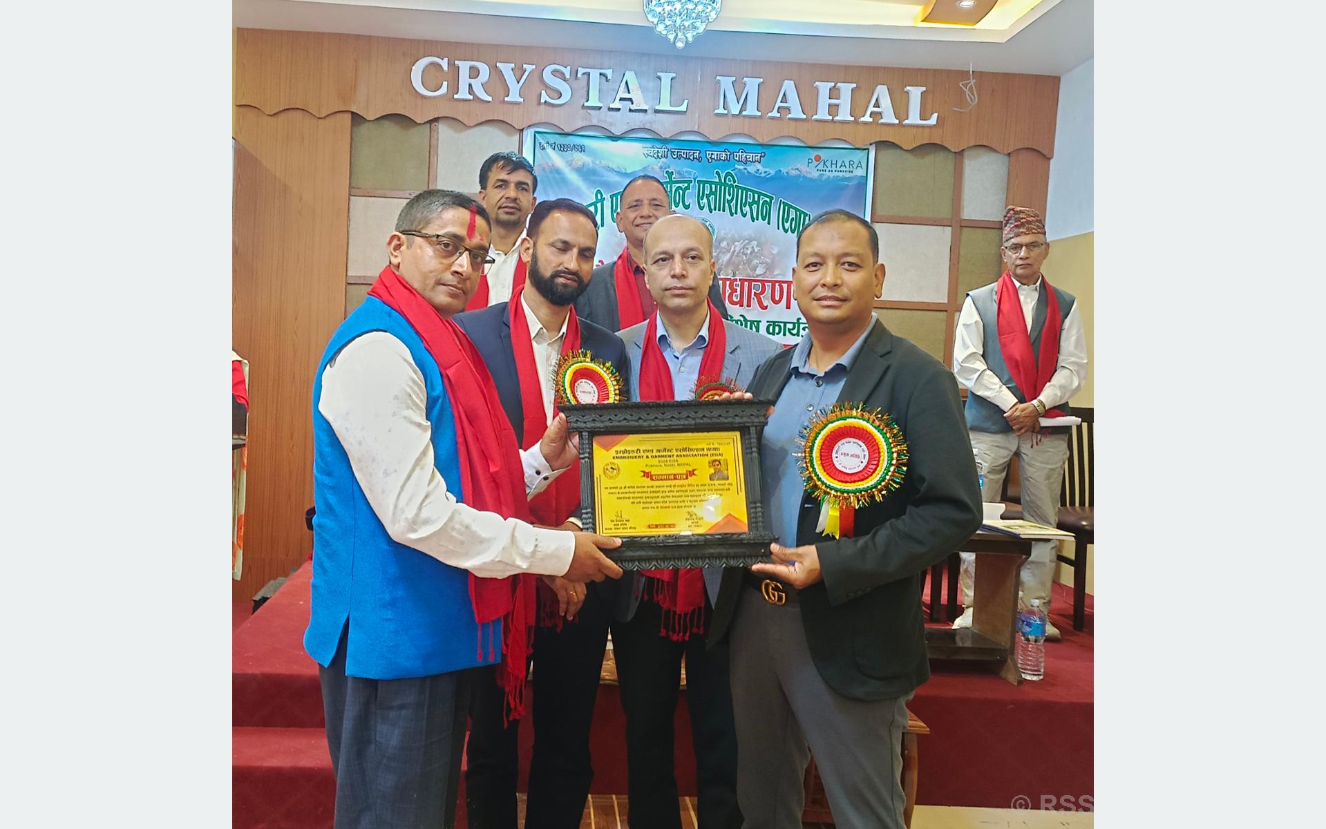 RSS Gandaki Province Chief Paudel honoured