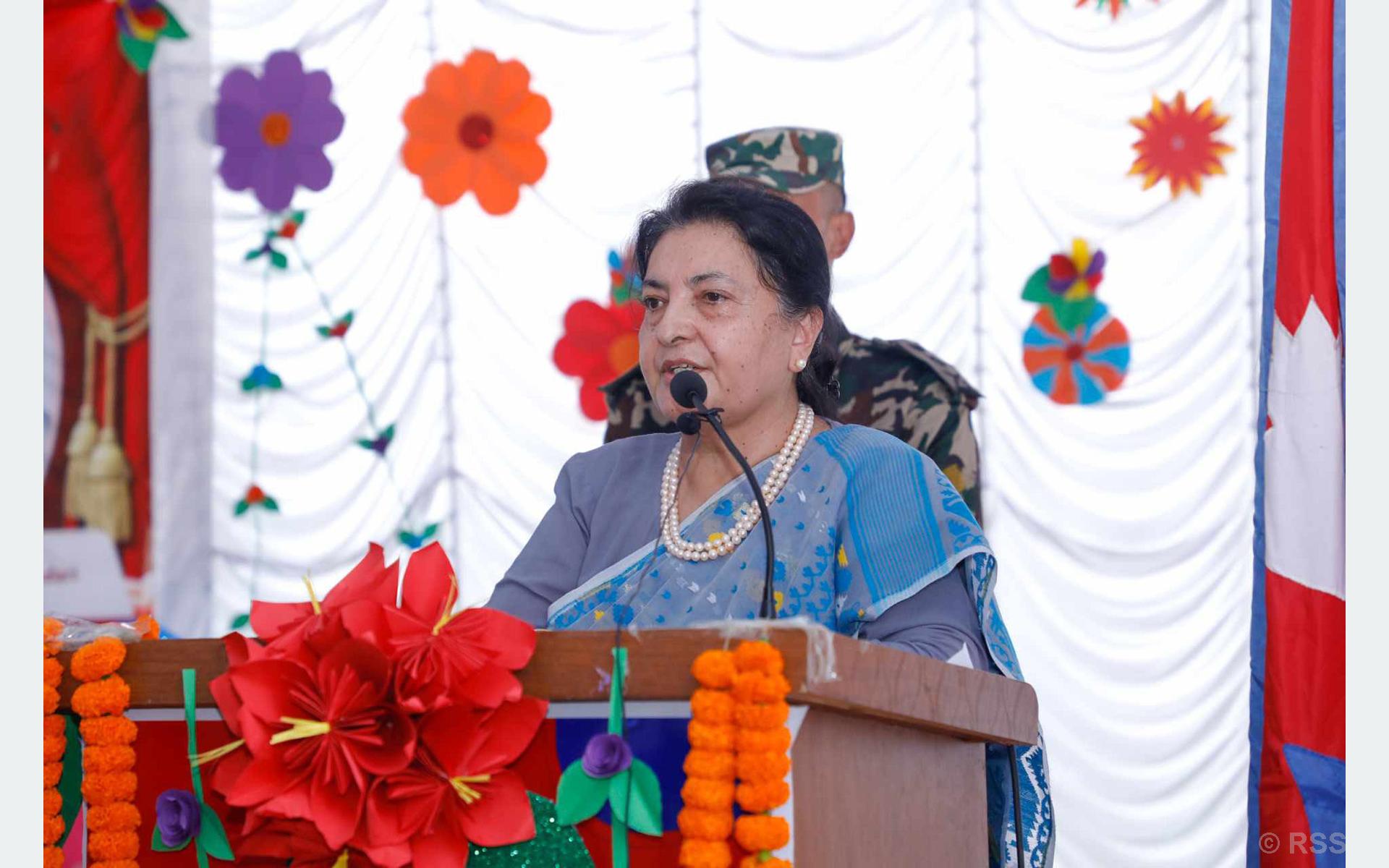 No partisan interests in education: Former Prez Bhandari