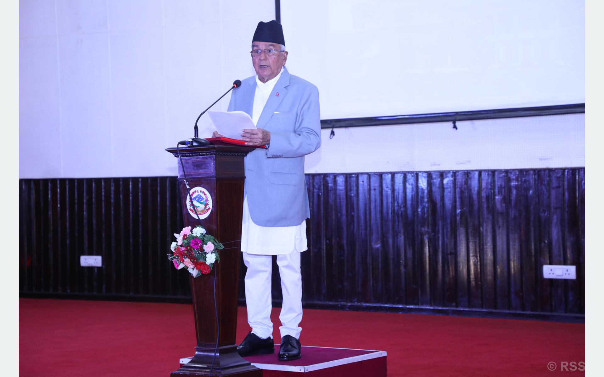 Governance weaknesses can be overcome by political righteousness: President Paudel