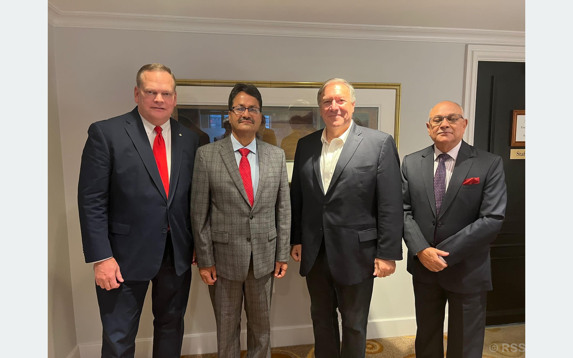 FM Saud meets with former US Secretary of State Pompeo