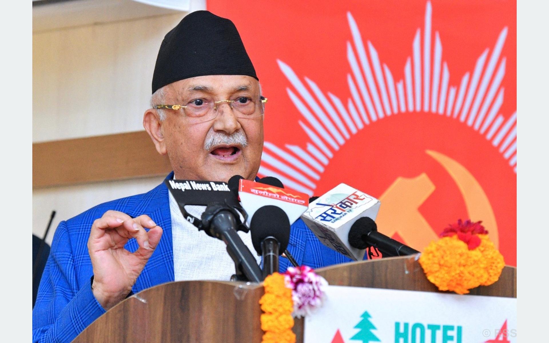 Leader Oli urges to spread harmony thru festivals