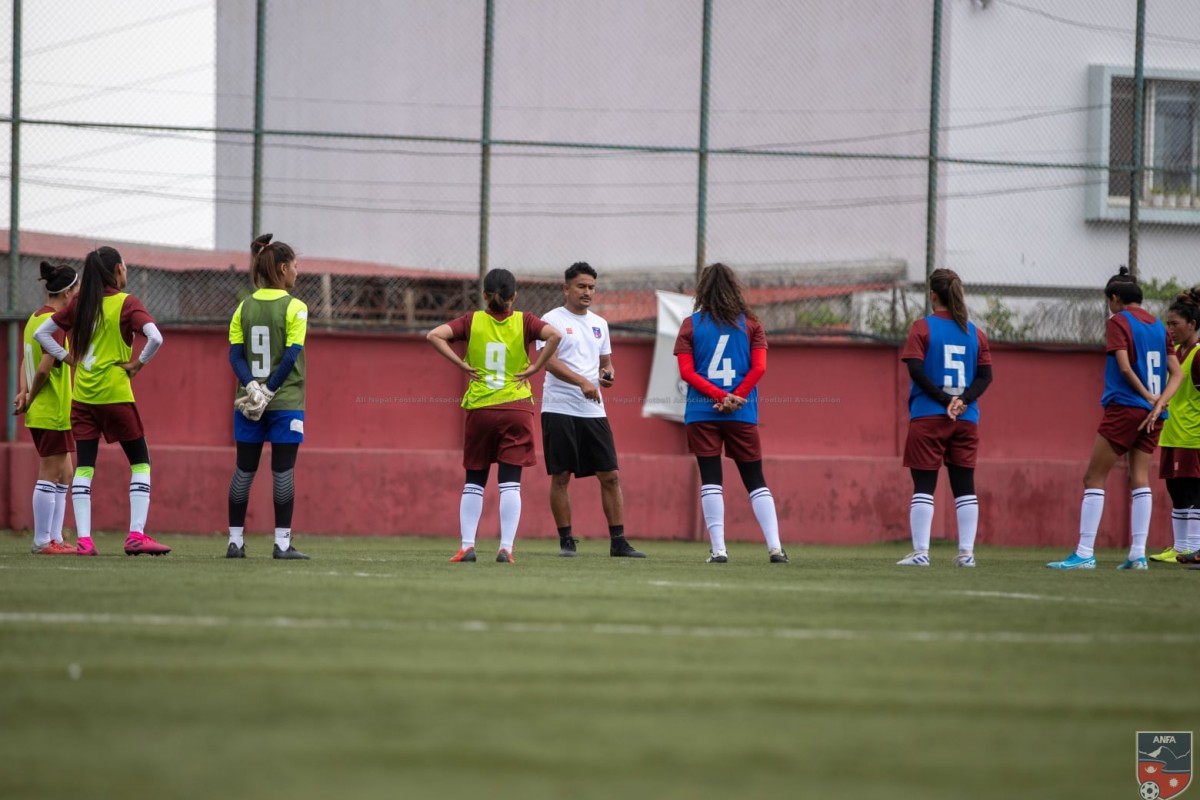 Final selection of Nepali women’s football team