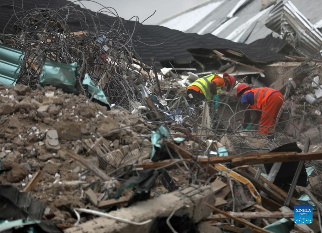 Two confirmed dead as building collapses in Nigerian capital