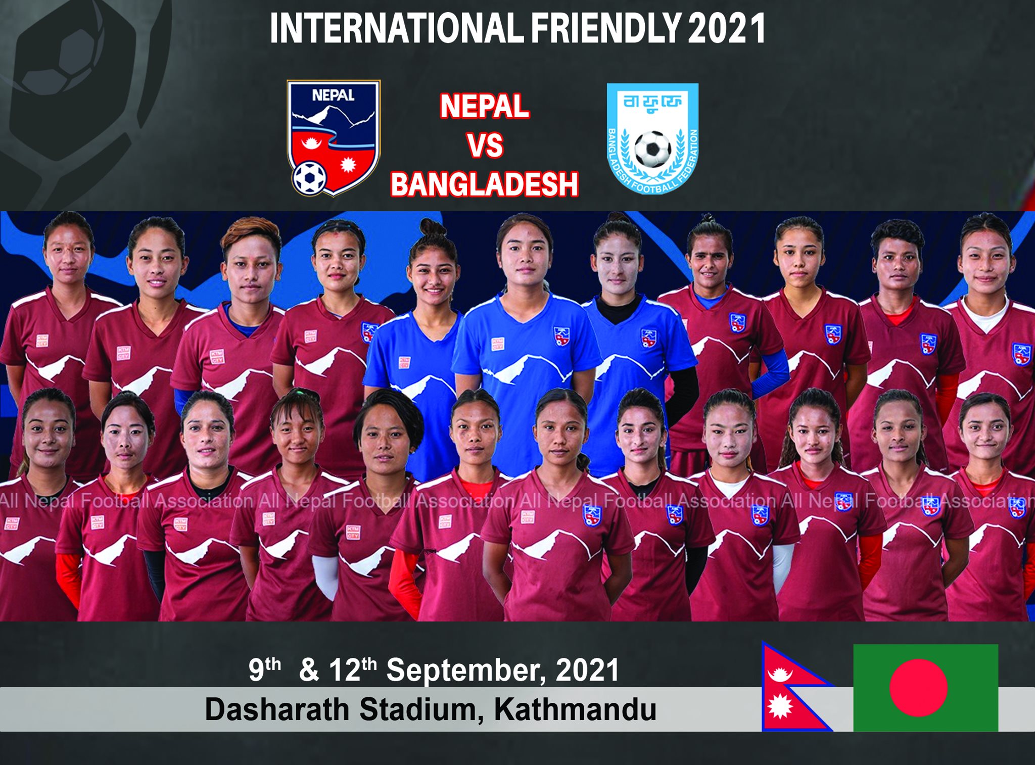 National women’s football team to face Bangladesh today