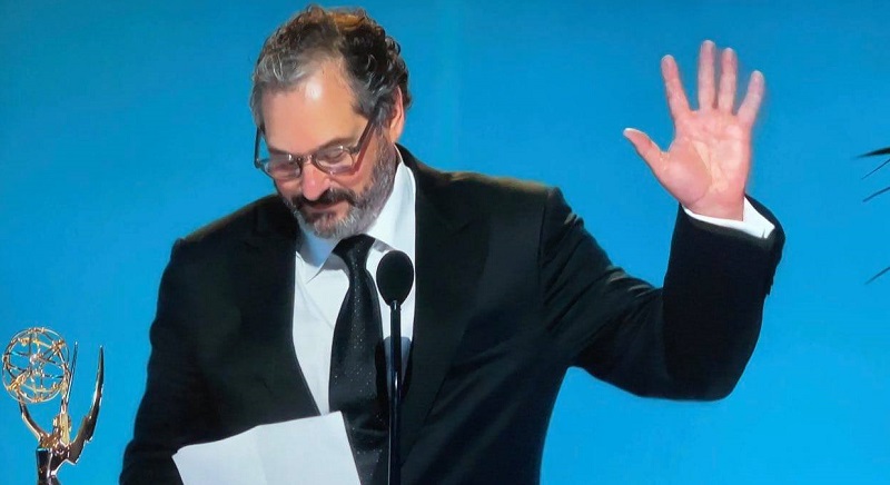 Director Frank trolled for his Emmys acceptance speech.