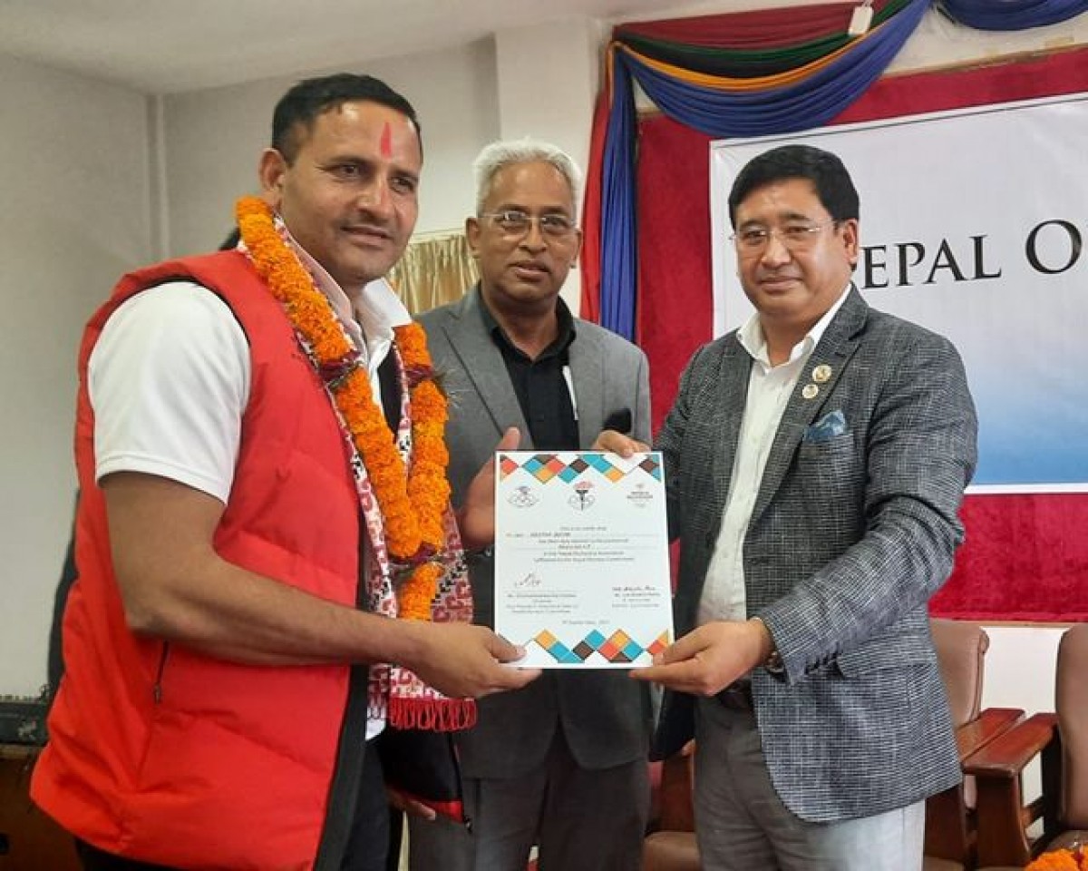 Bista elected president of Olympian Association