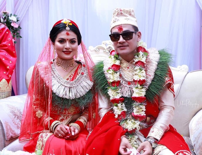 Director Sudarshan Thapa marries Supriya Katuwal