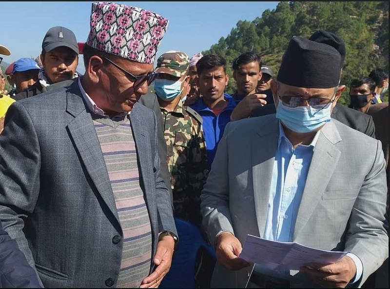 Acting PM Khand pledges to declare emergency in Baitadi