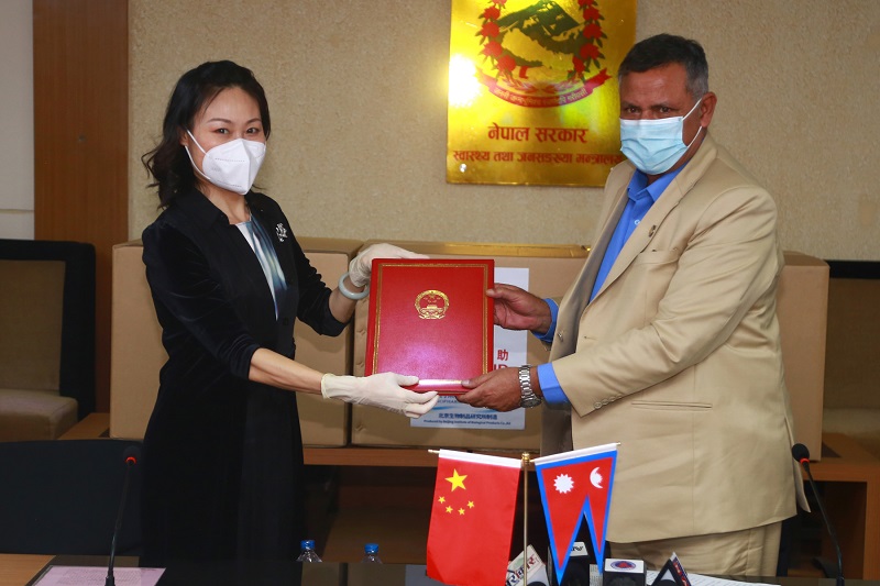 China donates 1.6m COVID vaccines