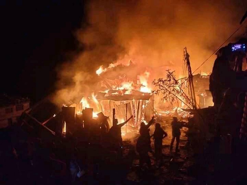 Gamgadhi Fire Case: 20 houses gutted, fire under control