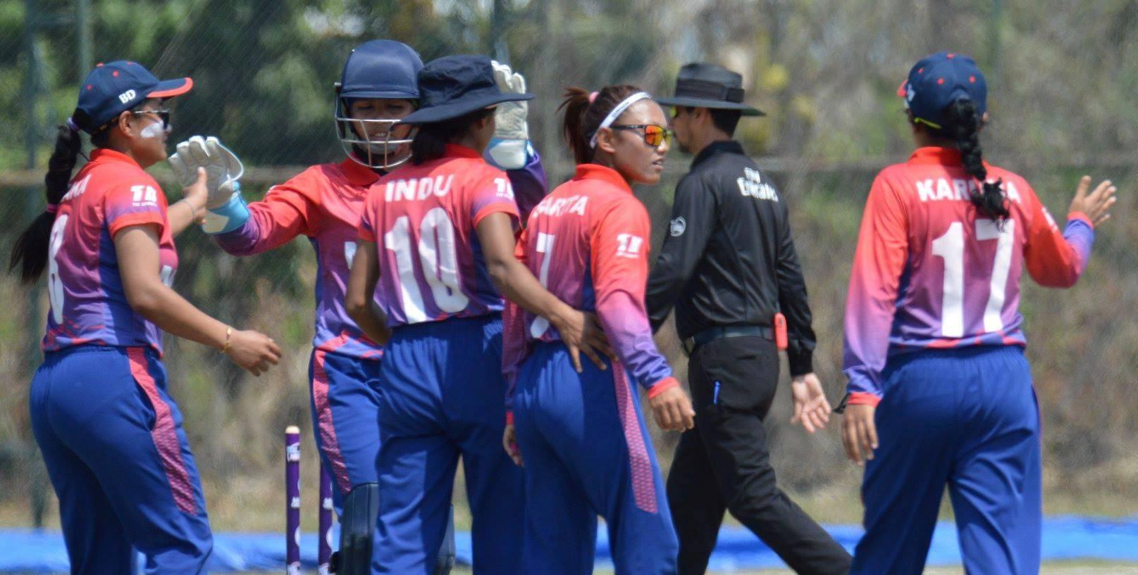 Women’s T20 Qualifiers: Nepal sets target of 93 runs