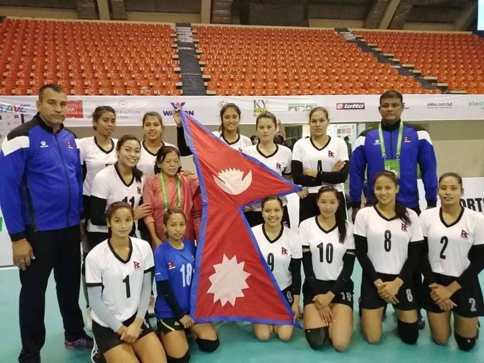 Nepal wins Asian Central Zone Volleyball