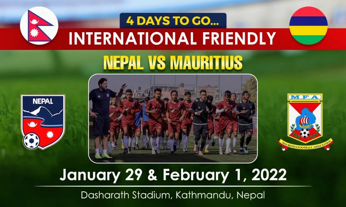 Nepal defeats Mauritius in friendly football match