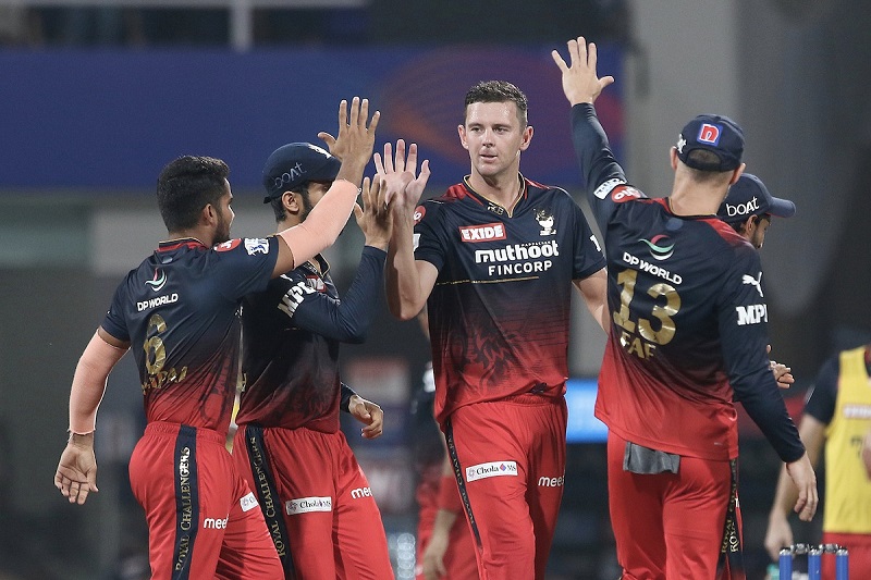 Faf and Hazlewood put RCB second