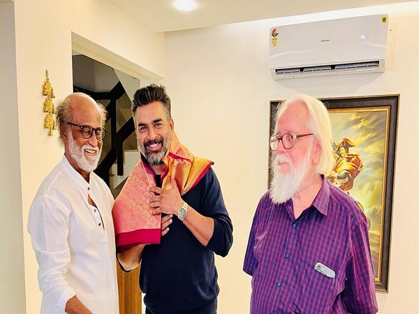 R. Madhavan seeks Rajinikanth’s blessing