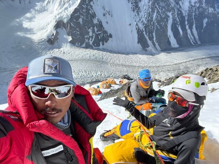 Climber reached the summit of Gasherbrum II