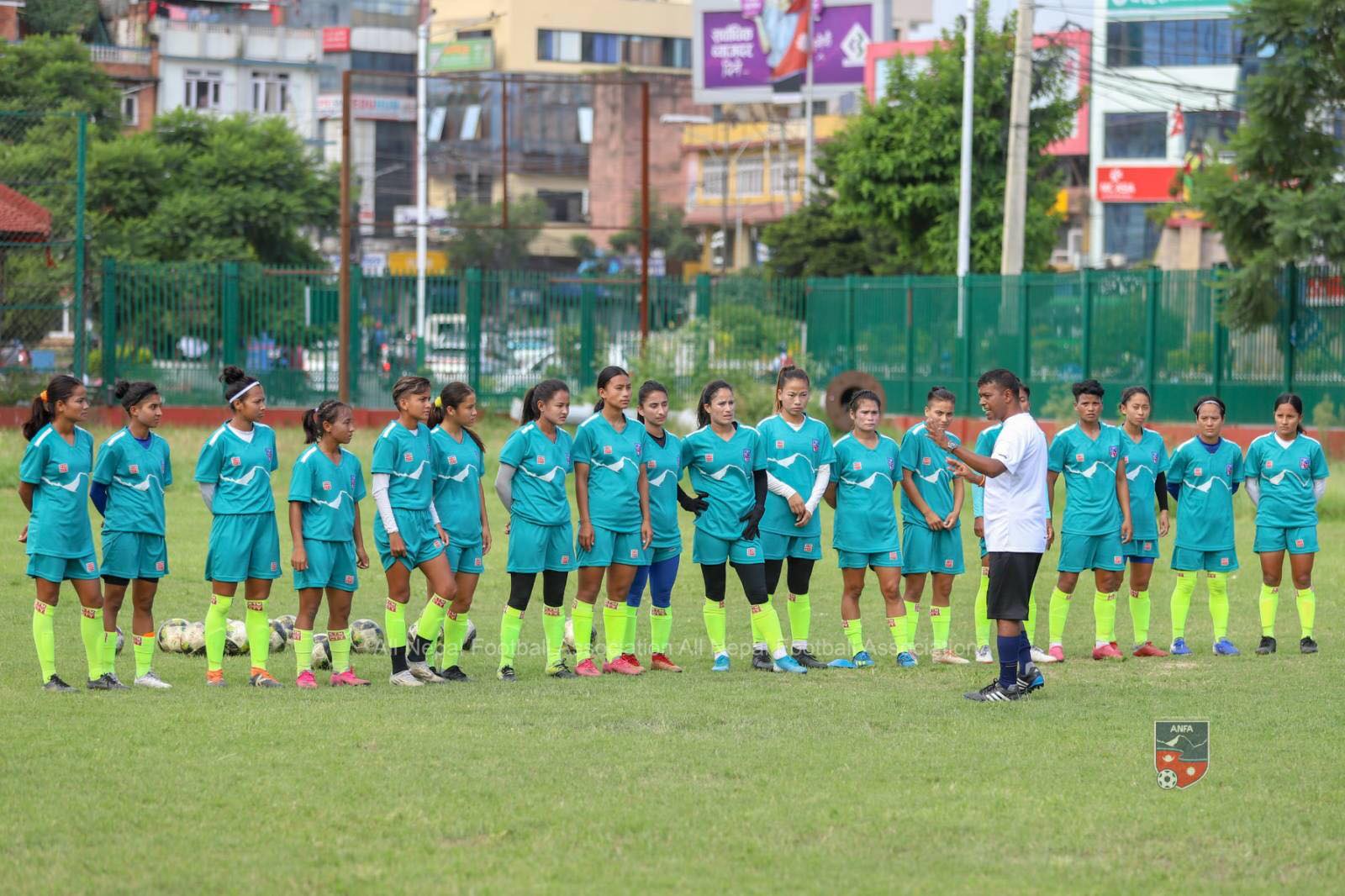 Closed training of Nepal women’s football team